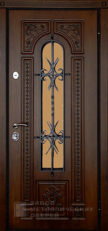 Фото «Дверь с ковкой №14» в Люберцам