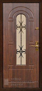 Фото «Дверь с ковкой №14»  в Лосино-Петровскому